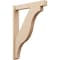 Ekena Millwork 5 1/2-in W x 32-in D x 44-in H Funston Block Rough Cedar Woodgrain TimberThane Outlooker, Primed Tan OUTUR055X32X44FST44RCPR - alternate 1